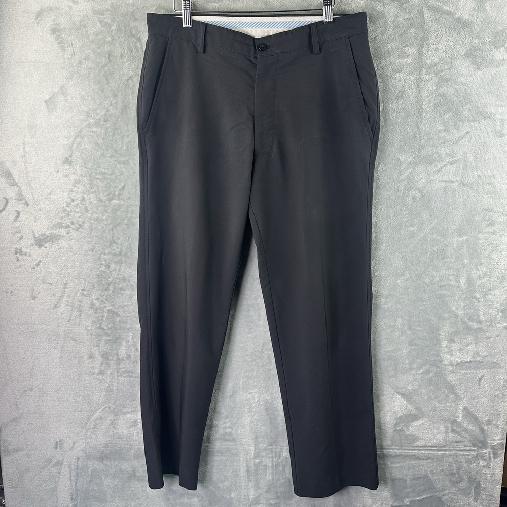 FootJoy Golf Pants Mens 32x30 Black Stretch Performance Athletic Fit Slacks